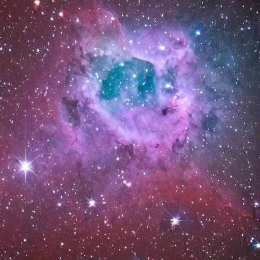 Image similar to high quality astrophotography, highly detailed, deep space nebula