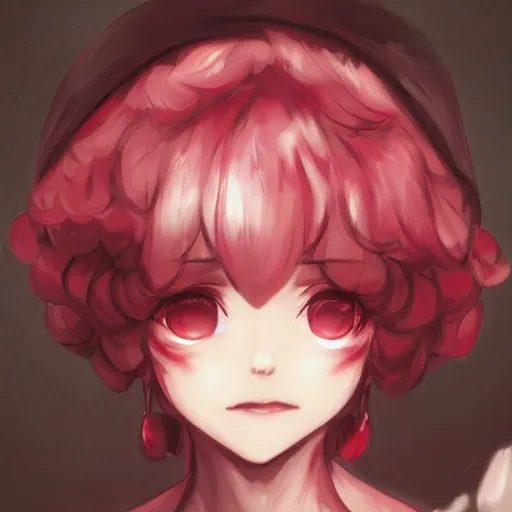 Image similar to full headshot portrait of Remilia Scarlet from Touhou, drawn by WLOP, by Avetetsuya Studios, attractive character, colored sketch anime manga panel, Remilia Scarlet from Touhou, trending on artstation