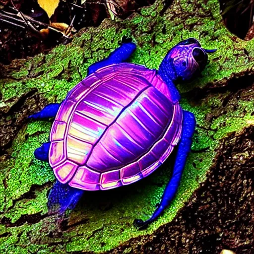 Image similar to turtle iridiscent beetle 🪲 hybrid