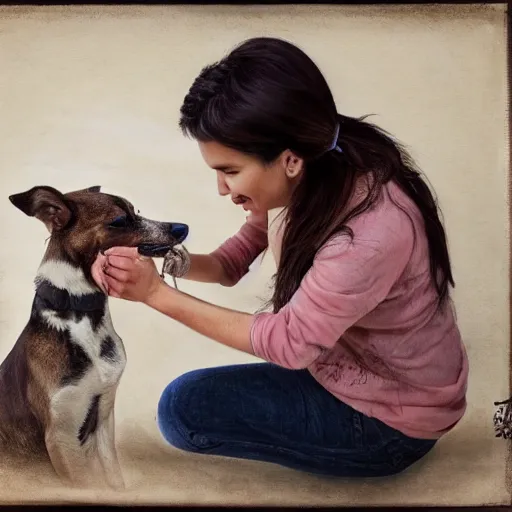 Image similar to eden ben zaken eating a dog, photorealistic, detailed