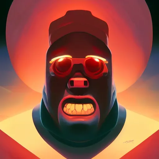 Image similar to face icon stylized minimalist the thing from another world 1 9 5 1, loftis, cory behance hd by jesper ejsing, by rhads, makoto shinkai and lois van baarle, ilya kuvshinov, rossdraws global illumination