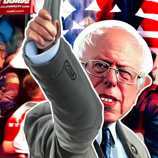 Image similar to bernie sanders as a hasbro g. i joe action figure, 4 k, hyperdetailed, photo realistic