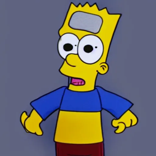 Image similar to Bart simpson if he was in real life, Photo realistic, humanoid