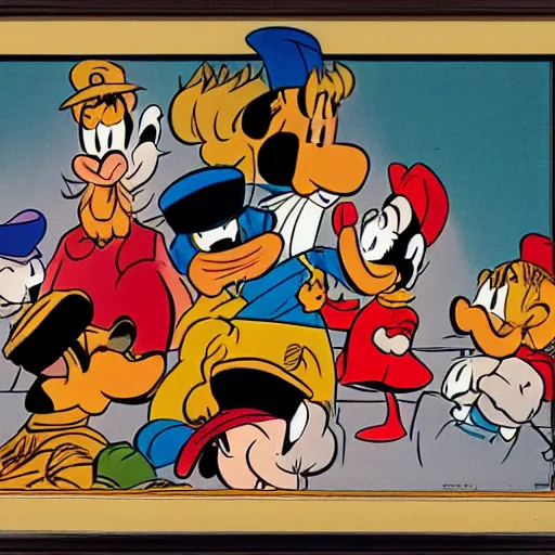 Image similar to A panel by Carl Barks