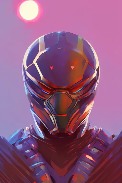 Image similar to armor suit helmet of wakanda king queen global illumination ray tracing hdr fanart arstation concept art, matte, by anton fadeev