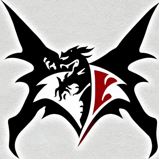 Prompt: the dragon flys NFL team logo 4k