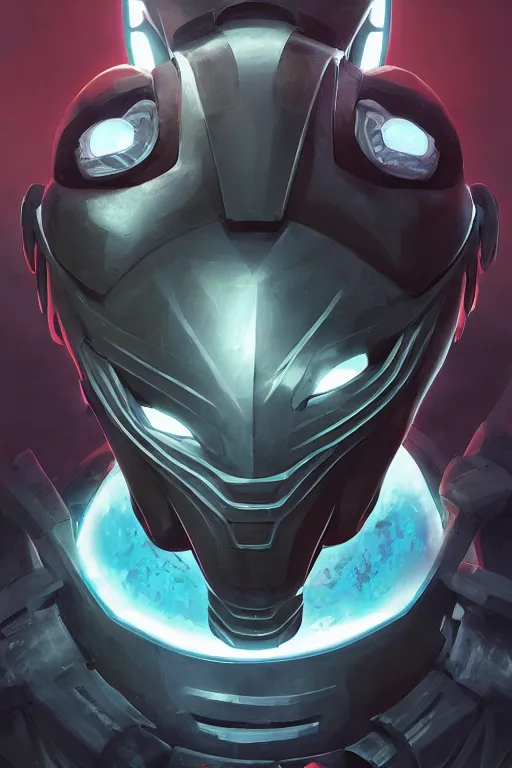 Image similar to epic mask helmet robot ninja portrait stylized as fornite style game design fanart by concept artist gervasio canda, behance hd by jesper ejsing, by rhads, makoto shinkai and lois van baarle, ilya kuvshinov, rossdraws global illumination radiating a glowing aura global illumination ray tracing hdr render in unreal engine 5