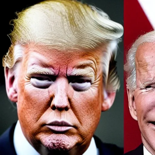 Image similar to donald trump mixed with joe biden