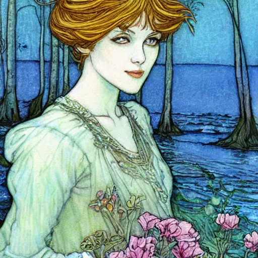 Prompt: happy birthday julia painting by rebecca guay. happy. sweet. soft light. pastel tones