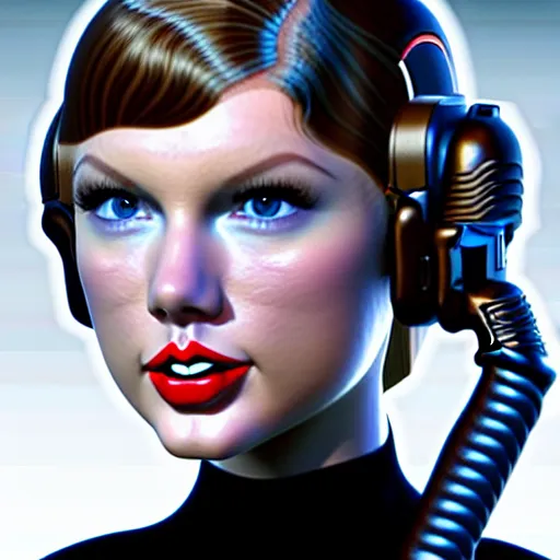 Image similar to Portrait of Taylor Swift as Princess Leia in Star Wars, professional digital painting, smooth, sharp focus, Unreal Engine 5, 8K