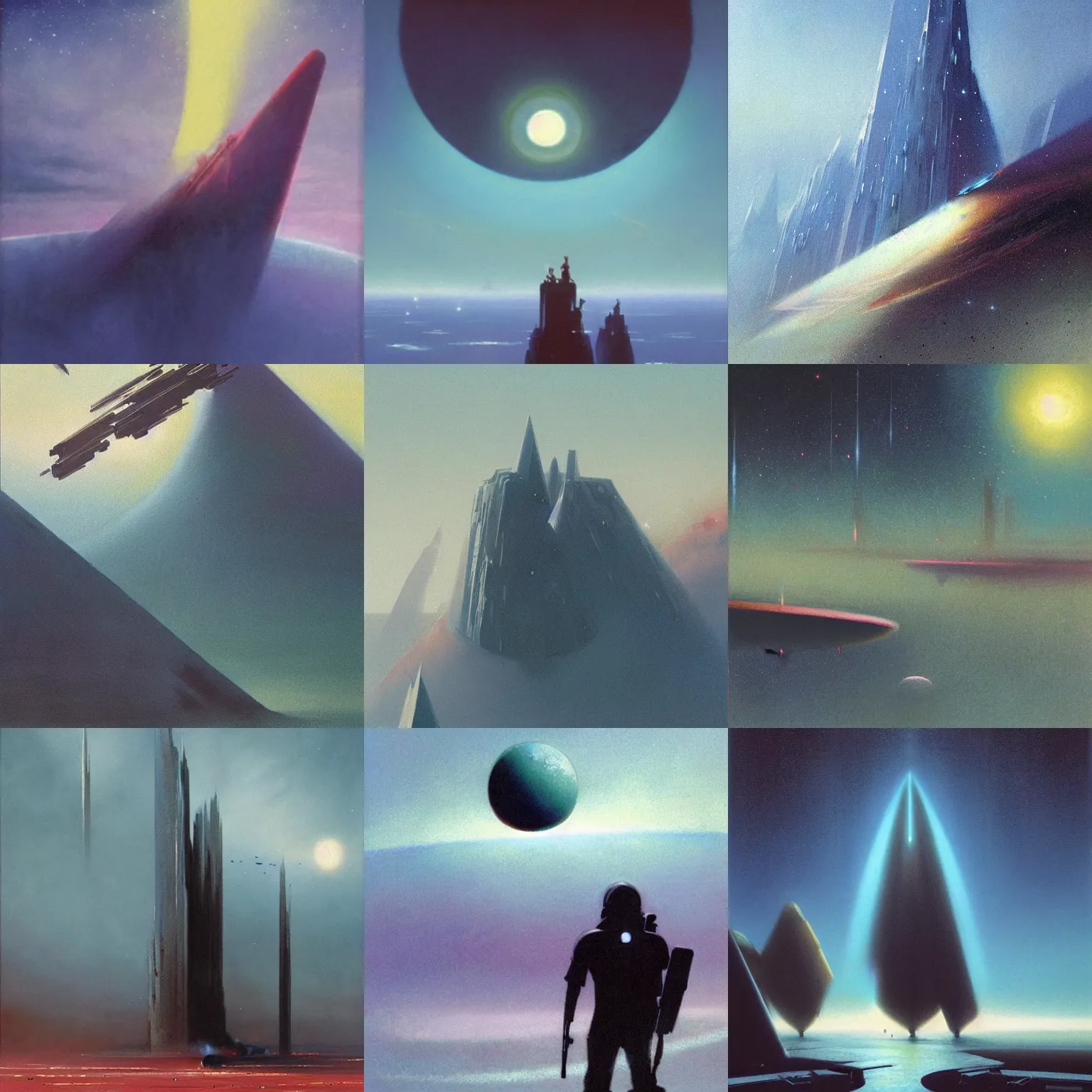 Prompt: artwork by john harris