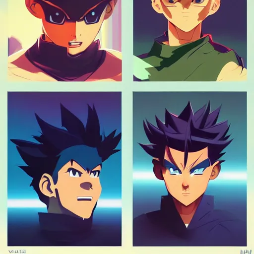 Image similar to face icon stylized minimalist yu yu hakusho, loftis, cory behance hd by jesper ejsing, by rhads, makoto shinkai and lois van baarle, ilya kuvshinov, rossdraws global illumination