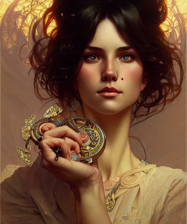 Image similar to a manipulative tele-evangelist, portrait, intricate, elegant, highly detailed, digital painting, artstation, concept art, smooth, sharp focus, illustration, art by artgerm and greg rutkowski and alphonse mucha