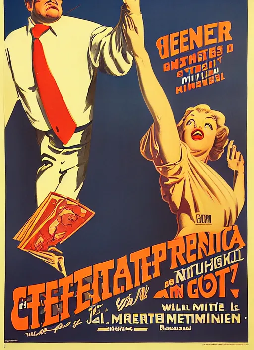 Prompt: american propaganda poster. gk chesterton. portrait by jean giraud and anton otto fischer and john philip falter and will eisner and gil elvgren