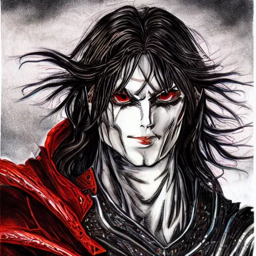 Prompt: Beautiful Sauron in the style of Ayami Kojima