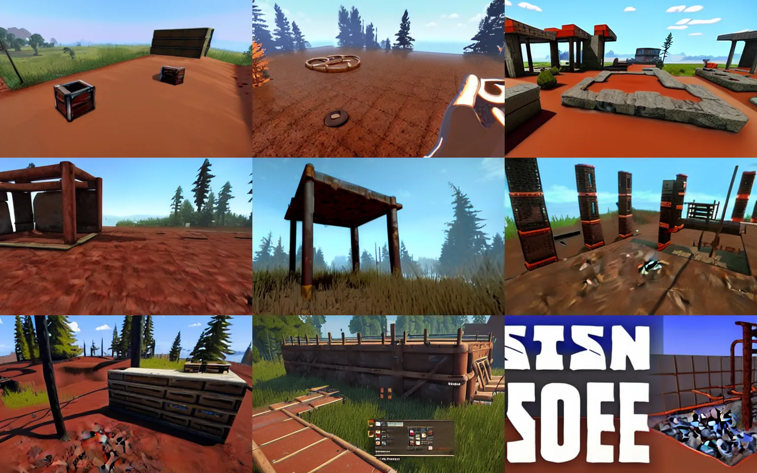 Prompt: rust base design, gameplay