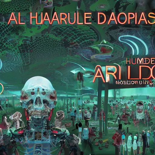 Prompt: AI Paradise, Human Apocalypse