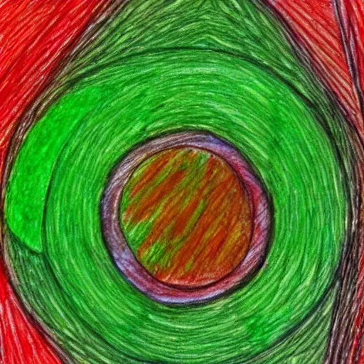 Image similar to distorted prismatic round forest octagon snapper bourbon hybrid salsa , by Mark Rothko and Judson Huss and Monsù Desiderio , #micro , child's drawing , pencil sketch