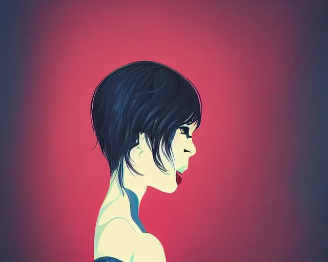 Image similar to the joy of life, a simple vector based illustration, by ross tran