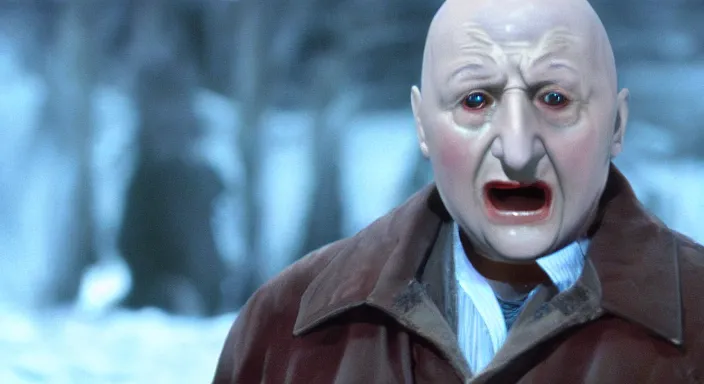 Image similar to a still of donald pleasence in freddy vs. jason ( 2 0 0 3 ), 4 k, hi - res