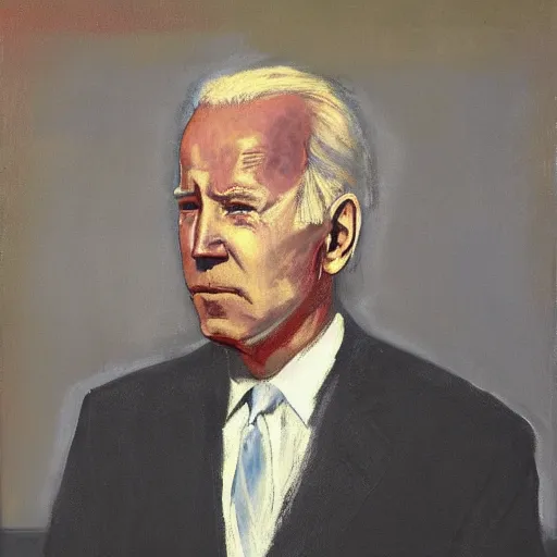 Prompt: Portrait of Joe Biden, painted by Francis Bacon.