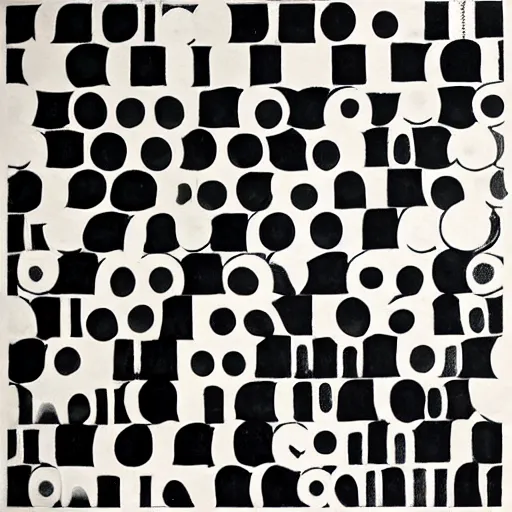 Image similar to a pattern made out of dices, black and white, woodcut, beardsley, aubrey, crepax, guido, moholy - nagy, laszlo