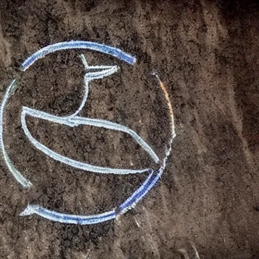 Prompt: cave painting of the Twitter logo, rustic, dslr photo