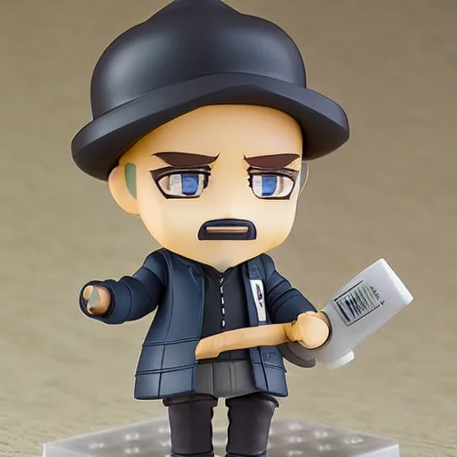 Image similar to old man, nendoroid, figurine, detailed product photo