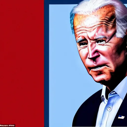 Image similar to zoomed out photo of joe biden with red eyes staring through a window in the middle of the night, horror dark setting