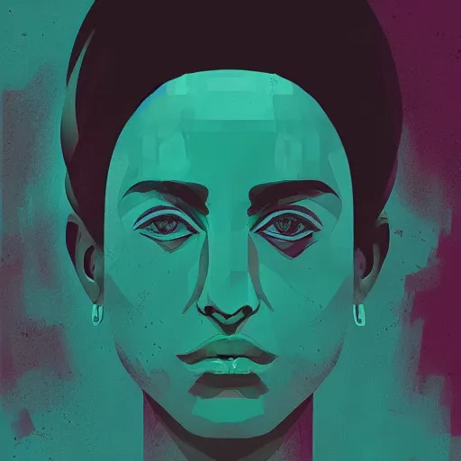 Image similar to A stunning portrait of a character by Petros Afshar