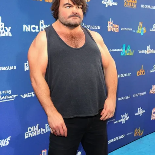 Image similar to jack black's jacked back