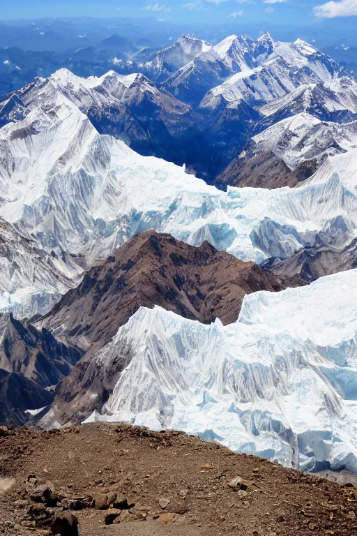 Image similar to view from the top of mount everest