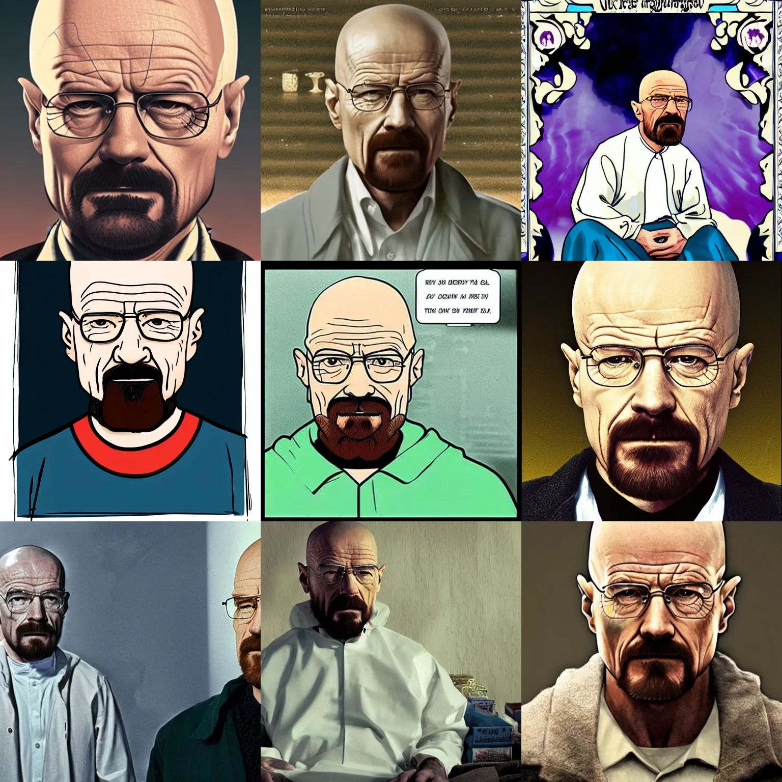 Prompt: walter white as the prophet muhammad