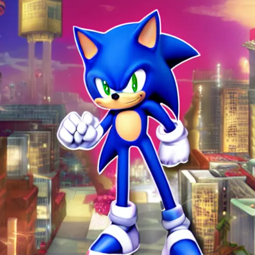 Image similar to A high-quality visual novel of Rose from Sonic