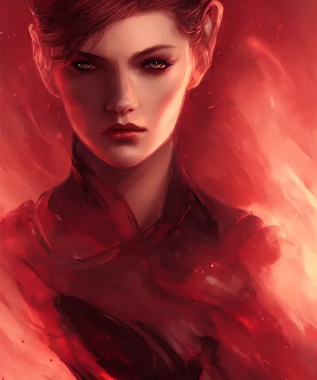 Prompt: hydra by charlie bowater and titian and artgerm, full - body portrait, intricate, face, cavern, elegant, red mist, beautiful, highly detailed, dramatic lighting, sharp focus, trending on artstation, artstationhd, artstationhq, unreal engine, 4 k, 8 k