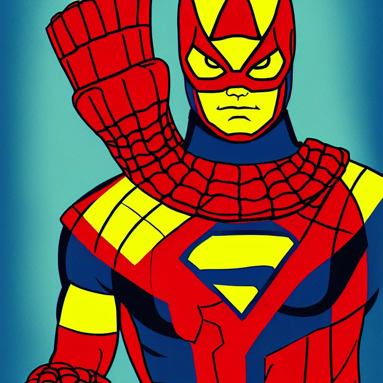 Image similar to portrait of captain marigold, marvel superhero illustration