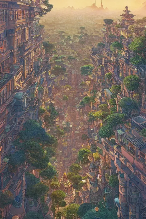 Image similar to a beautiful hyperdetailed illustration of absolutely beautiful johannesburg, perfectly shaded, atmospheric lighting, style of studio ghibli, makoto shinkai, raphael lacoste, louis comfort tiffany, artgerm, james jean, victo ngai, ross tran, chinese style