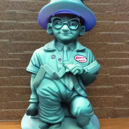 Prompt: arale statue