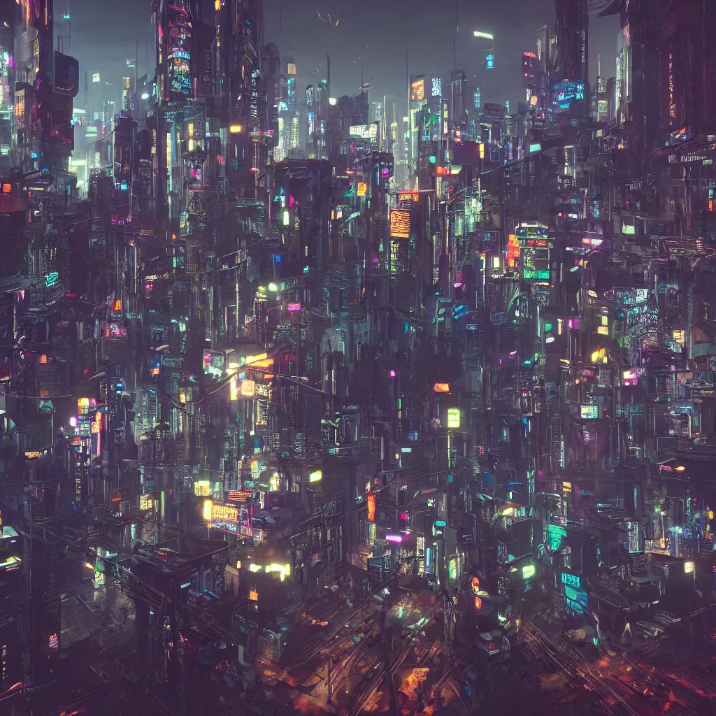 Image similar to cyberpunk city, octane render, volumetric light, realistic, hdr, cinematic