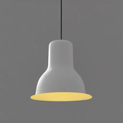 Image similar to pendant lamp by arne jacobsen, octane render