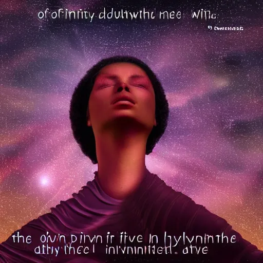 Image similar to of the divinity within me and without me all is infinite imagination 8 k hyperdetailed