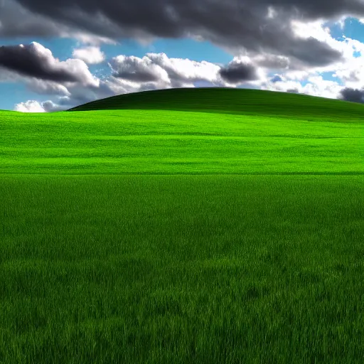 Prompt: windows xp screensaver with a graveyard