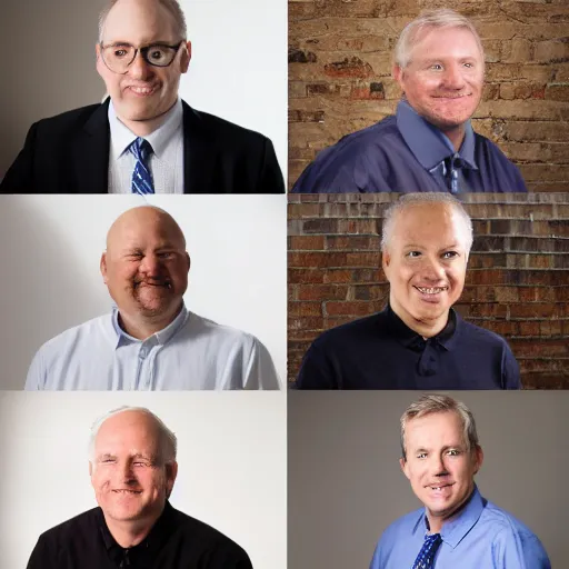 Prompt: staff photo, portrait of a 60-year old accountant, white male,