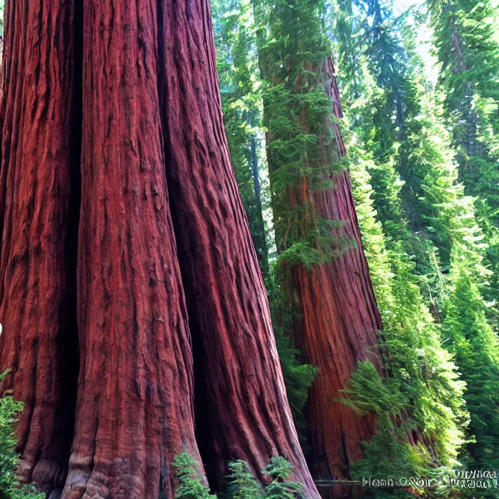 Prompt: giant jellyfish swarming among the giant sequoia trees at 2875 adanac.st vanvcouver,british columbia,canada