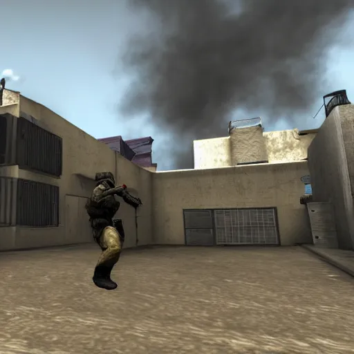 Prompt: the end of counter-strike