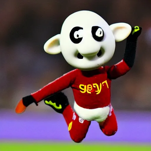 Image similar to clamation of xavi hernandez in shaun the sheep