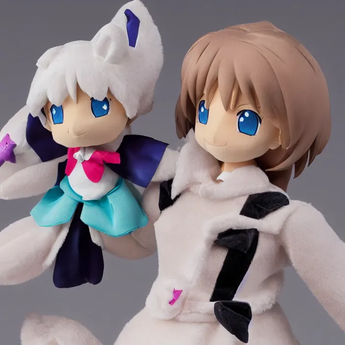 Image similar to princess diana, an anime fumo plush of princess diana, plush, detailed product photo