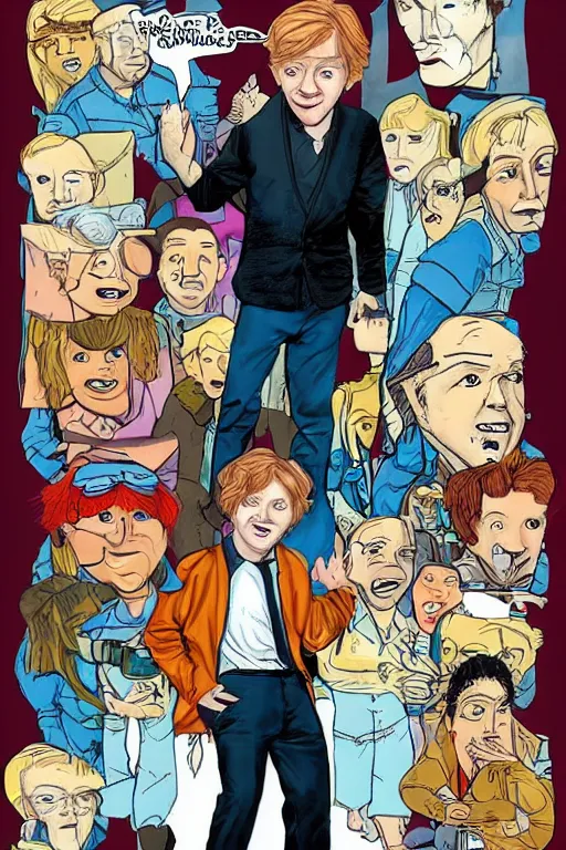 Image similar to Rupert Grint as Doc Oc, by Todd McFarlane