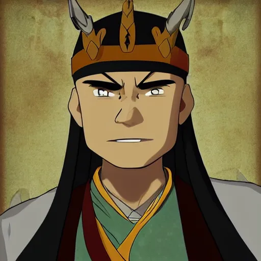 Prompt: “a detailed portrait of King Bumi from the Last Airbender”