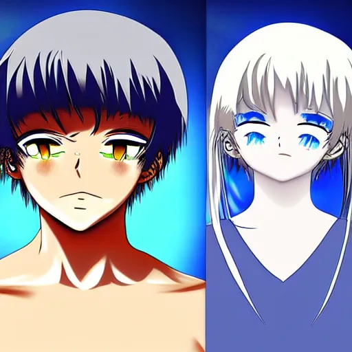 Image similar to old anime image from key generator for music plugin, hd, internet art, detailed face, keygen